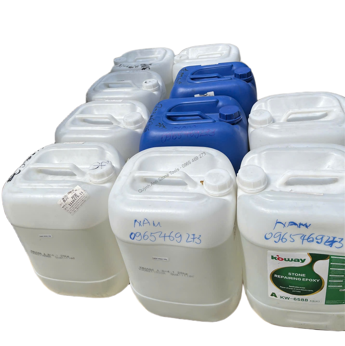 Keo epoxy dán lưới phủ vết nứt đá - Ảnh 7