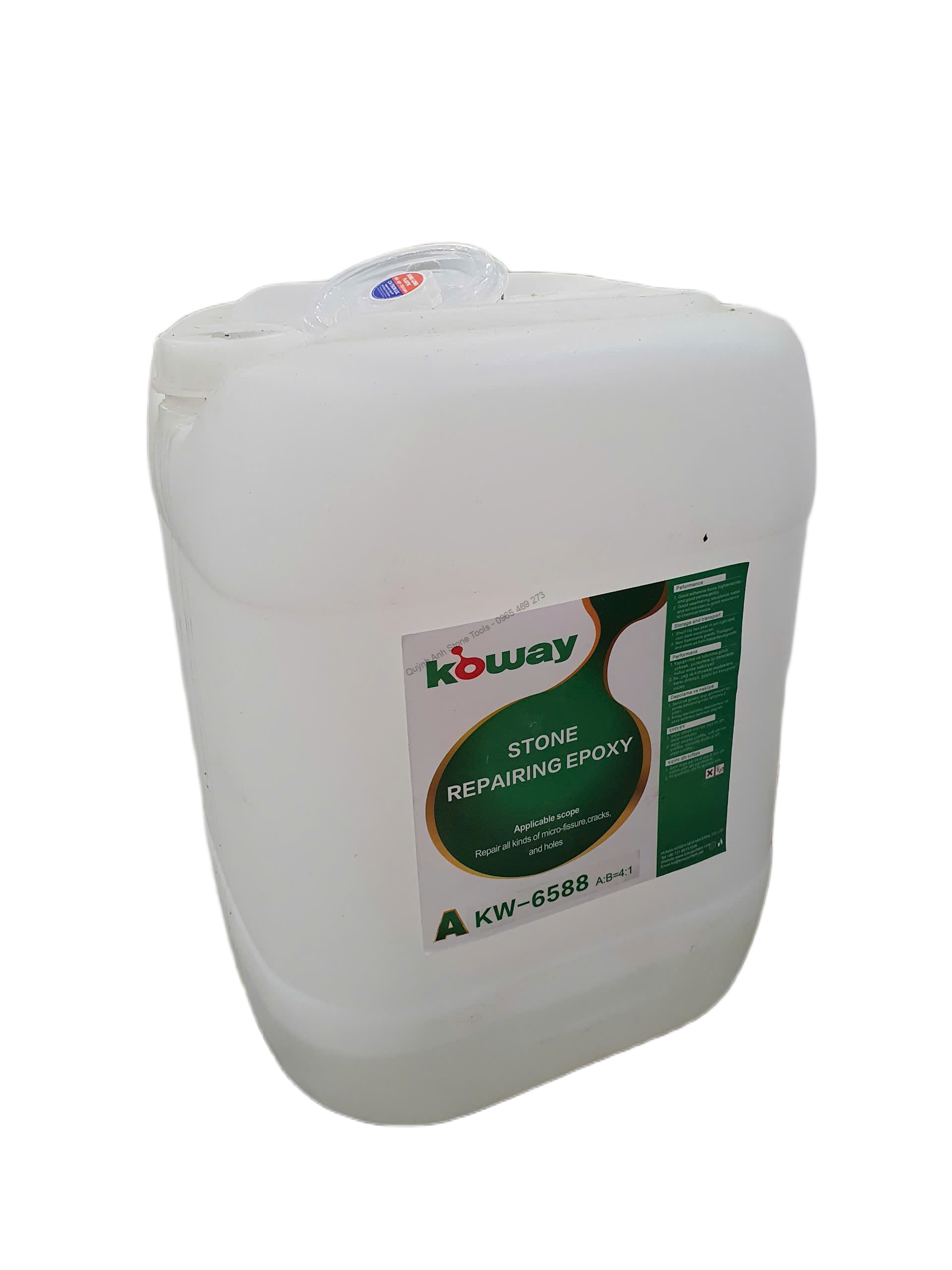 Keo epoxy dán lưới phủ vết nứt đá - Ảnh 4